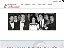 Tablet Screenshot of pentagramadelrecuerdo.com